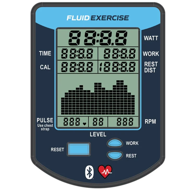 Vélo Fluid Exercise E750 Pédalier ergomètre bras ou jambes – Image 5