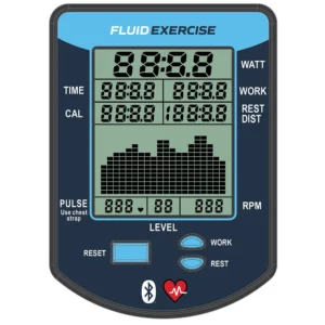 Vélo Ergomètre E850 UBE Silver Bronze FLUID ROWER – Image 5